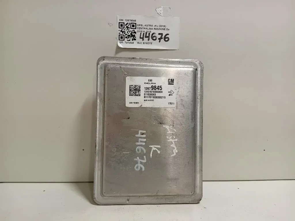 Centralina Iniezione 12679845 Opel Astra K 2016