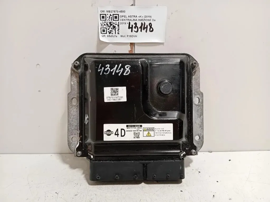 Centralina Iniezione MB27570-4580 Opel Astra K 2019