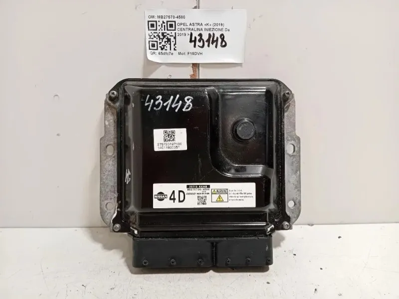 Centralina Iniezione MB27570-4580 Opel Astra K 2019