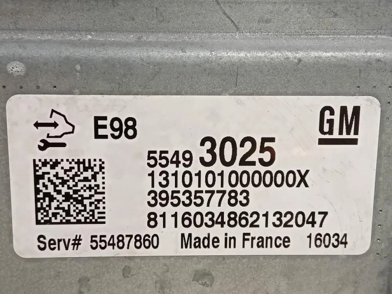 Centralina Iniezione 55493025 Opel Astra K 2019