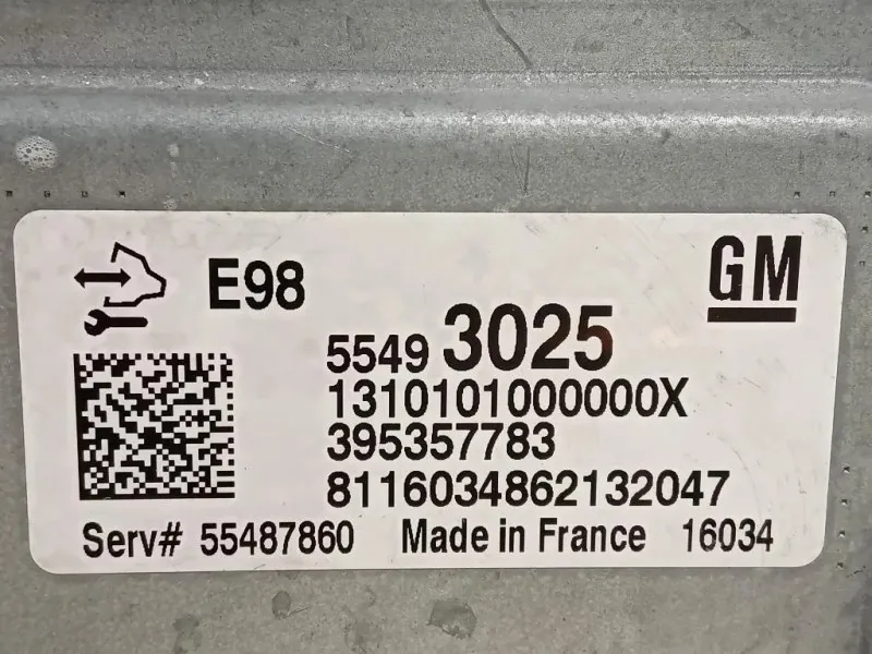 Centralina Iniezione 55493025 Opel Astra K 2019