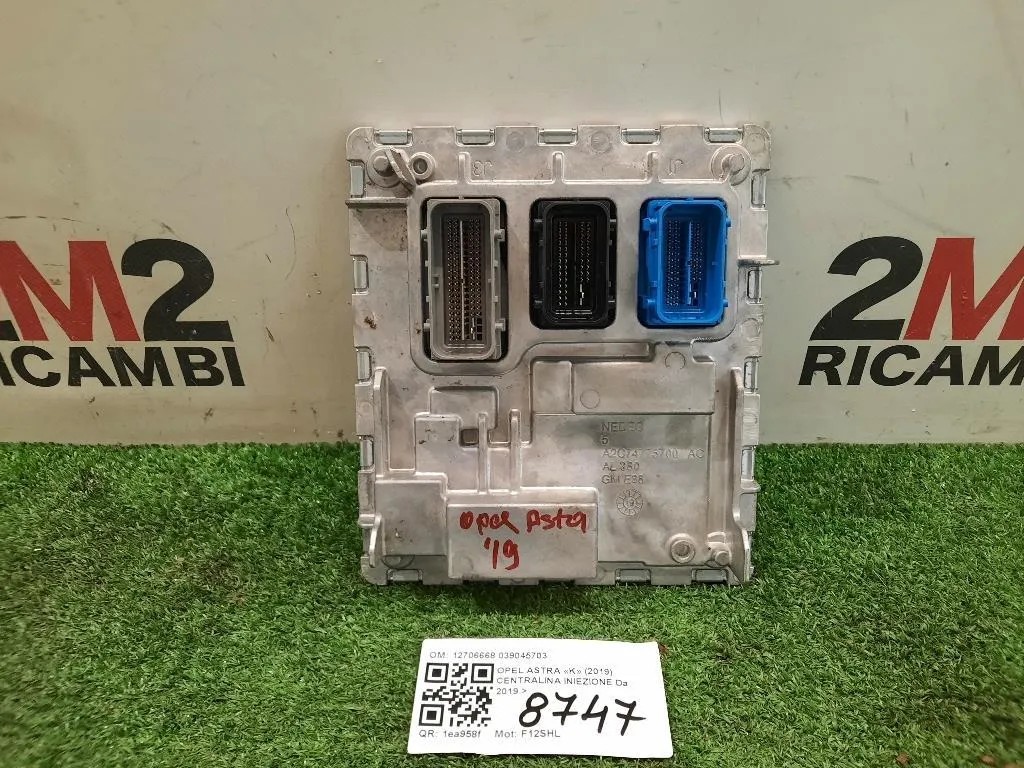 Centralina Iniezione 12706668 039045703 Opel Astra K 2019