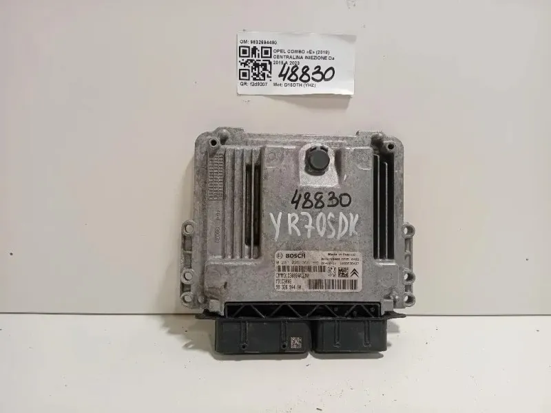 Centralina Iniezione 9832694480 Opel Combo E 2018
