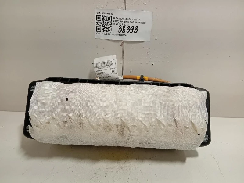 Air-bag Passeggero 505095810 Alfa Romeo Giulietta 2010