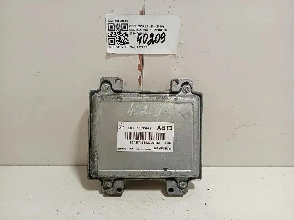 Centralina Iniezione 55590540 Opel Corsa D 2010