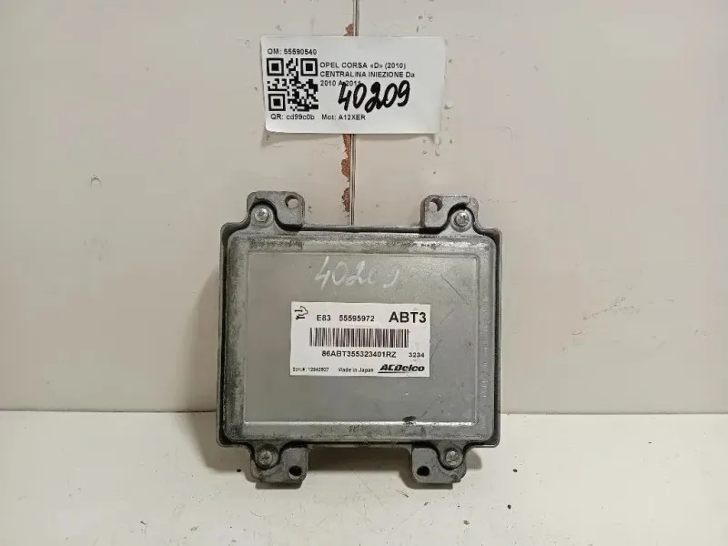 Centralina Iniezione 55590540 Opel Corsa D 2010
