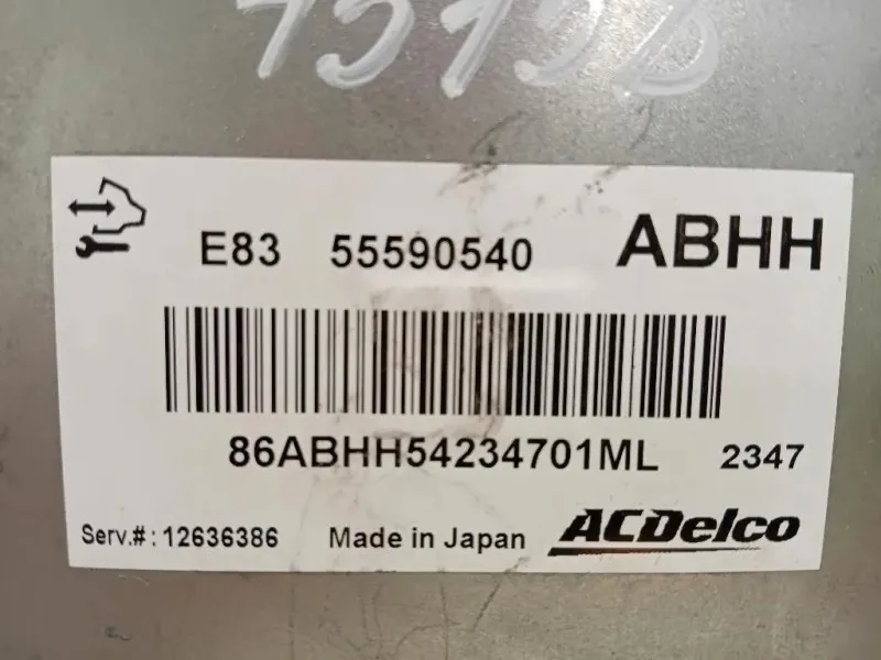 Centralina Iniezione 55590540 Opel Corsa D 2011