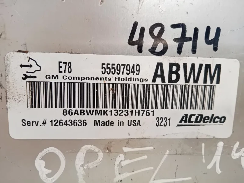 Centralina Iniezione 55597949 Opel Corsa D 2011