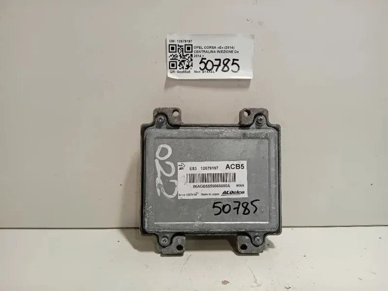 Centralina Iniezione 12679197 Opel Corsa E 2014