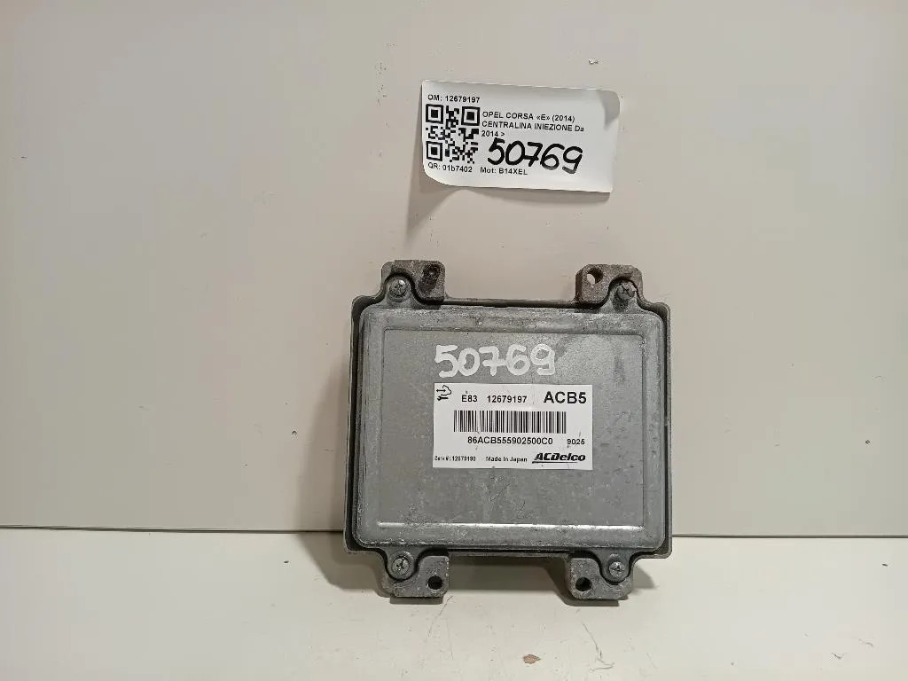 Centralina Iniezione 12679197 Opel Corsa E 2014
