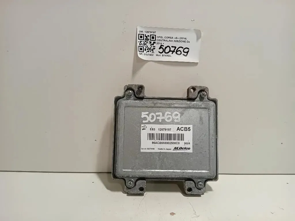 Centralina Iniezione 12679197 Opel Corsa E 2014