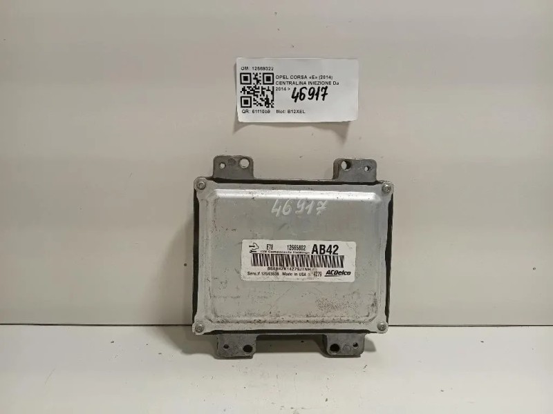 Centralina Iniezione 12669322 Opel Corsa E 2014