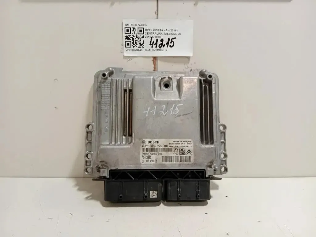Centralina Iniezione 9833749880 Opel Corsa F 2019