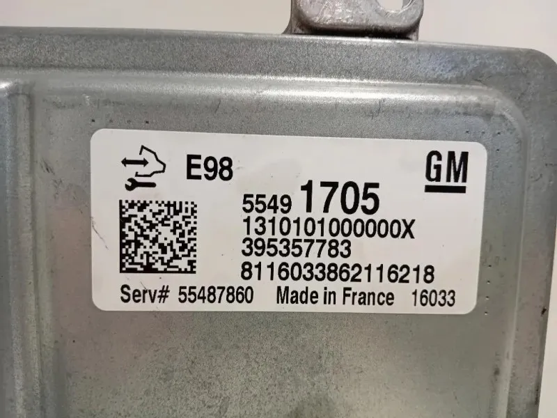 Centralina Iniezione 55491705 Opel Insignia A 2009