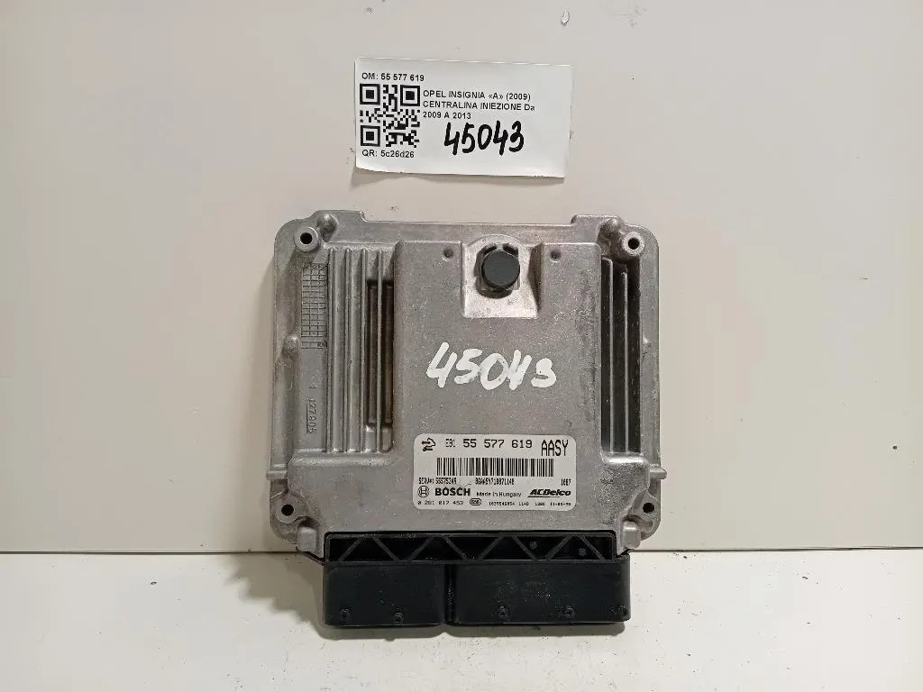 Centralina Iniezione 55 577 619 Opel Insignia A 2009