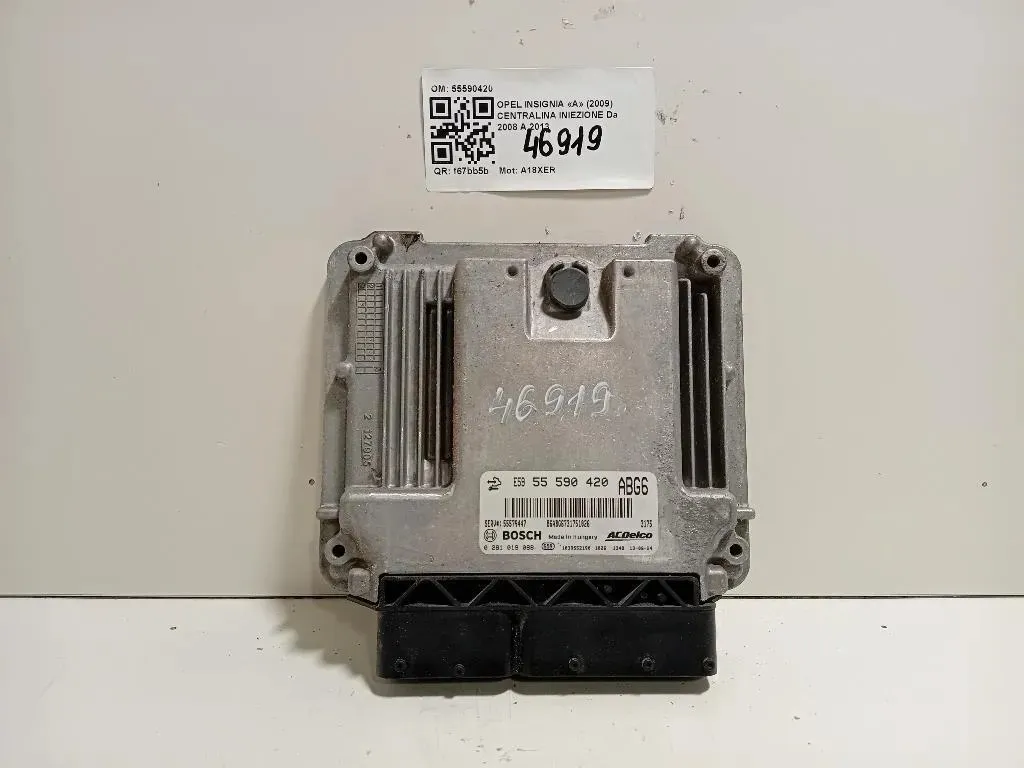 Centralina Iniezione 55590420 Opel Insignia A 2009