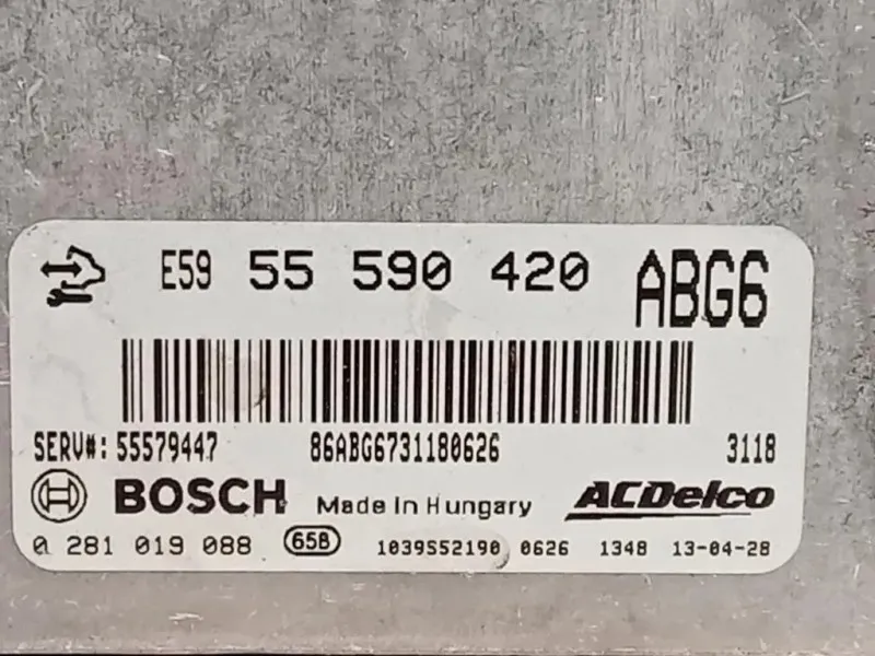 Centralina Iniezione 55590420 Opel Insignia A 2009