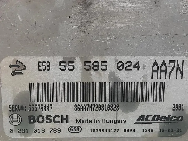 Centralina Iniezione E5955585024 Opel Insignia A 2009