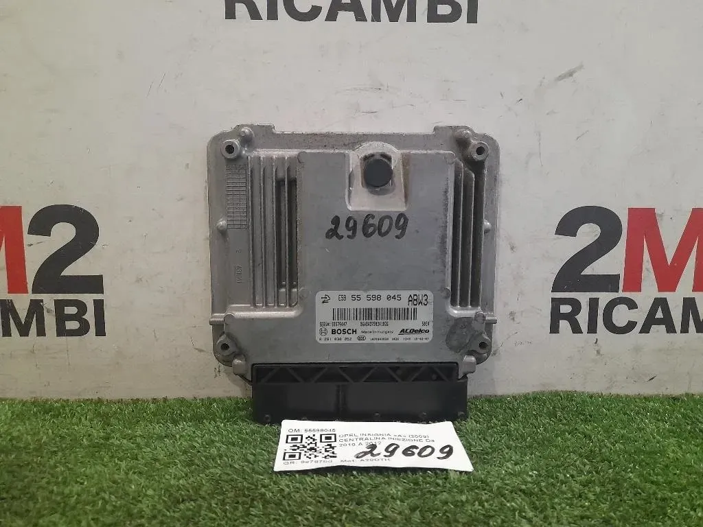 Centralina Iniezione 55598045 Opel Insignia A 2009