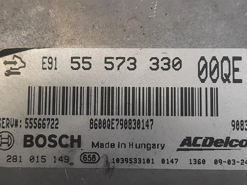 Centralina Iniezione 55573330 Opel Insignia A 2009