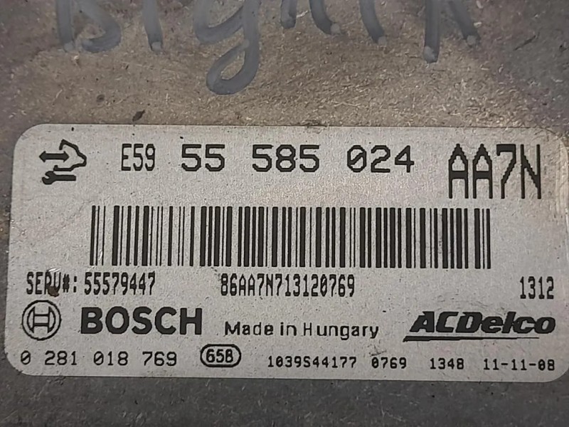 Centralina Iniezione 55585024AA7N Opel Insignia A 2013