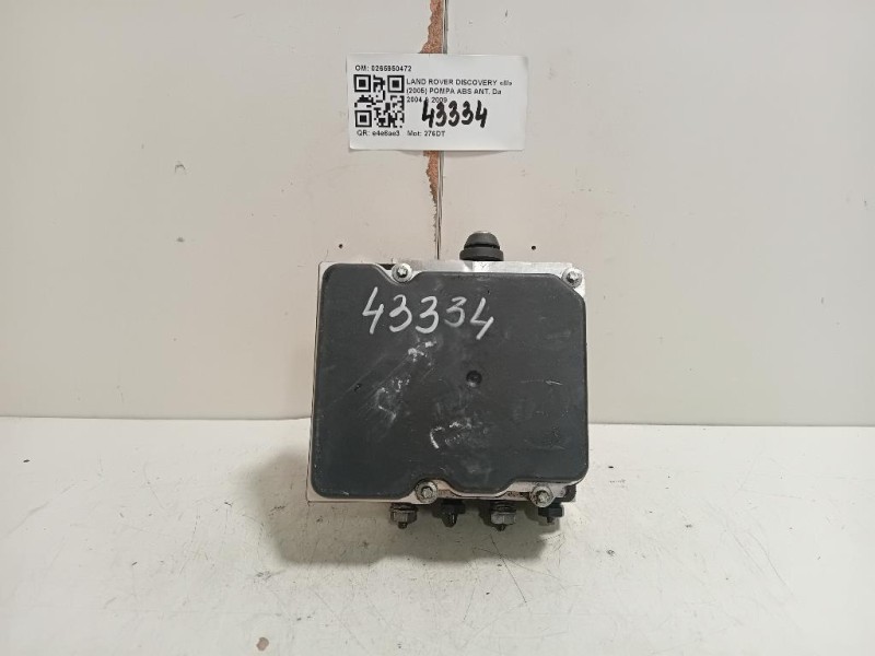 Pompa ABS ANT 0265950472 Land Rover Discovery III 2005