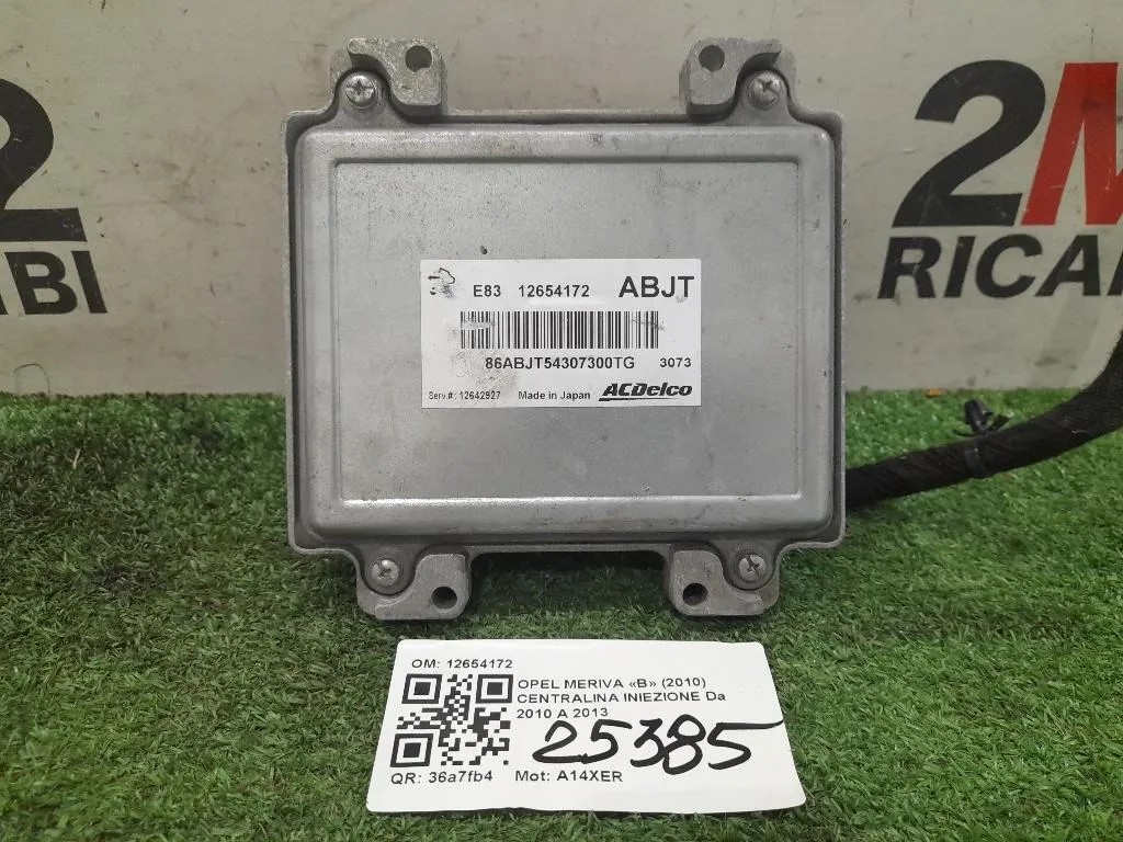 Centralina Iniezione 12654172 Opel Meriva B 2010
