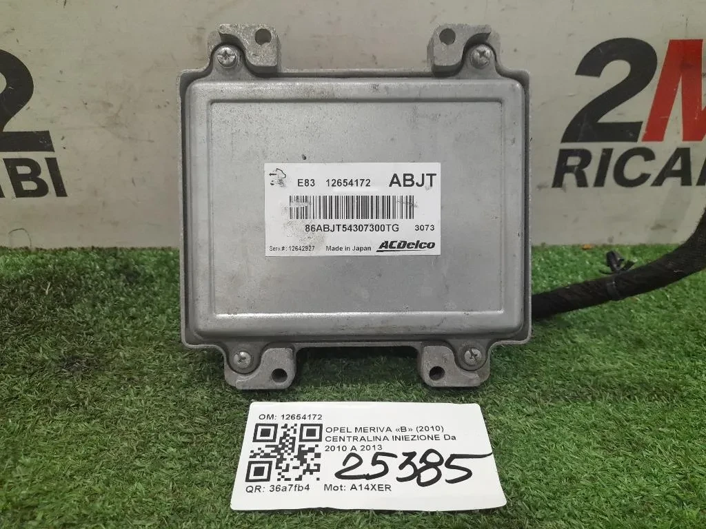Centralina Iniezione 12654172 Opel Meriva B 2010