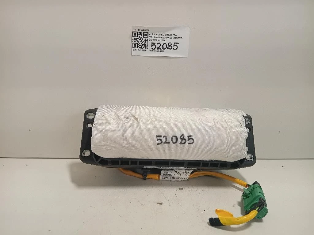 Air-bag Passeggero 505095810 Alfa Romeo Giulietta 2013
