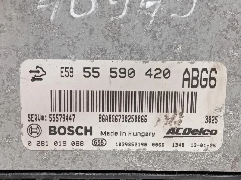 Centralina Iniezione 55590420ABG Opel Meriva B 2010