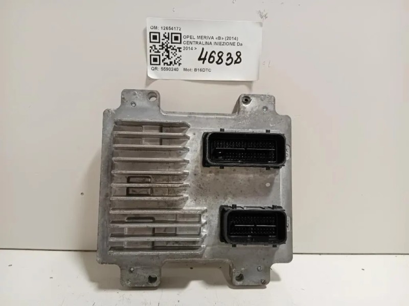 Centralina Iniezione 12654172 Opel Meriva B 2014
