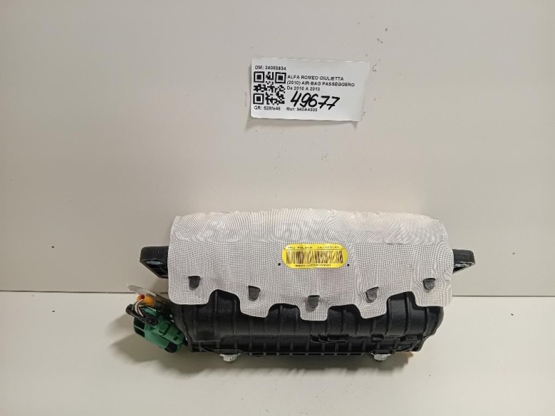 Air-bag Passeggero 34083934 Alfa Romeo Giulietta 2010