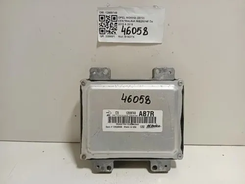 Centralina Iniezione 12669749 Opel Mokka 2013