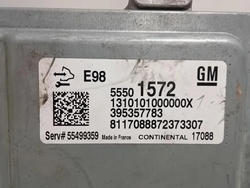 Centralina Iniezione 55501572 Opel Mokka 2013