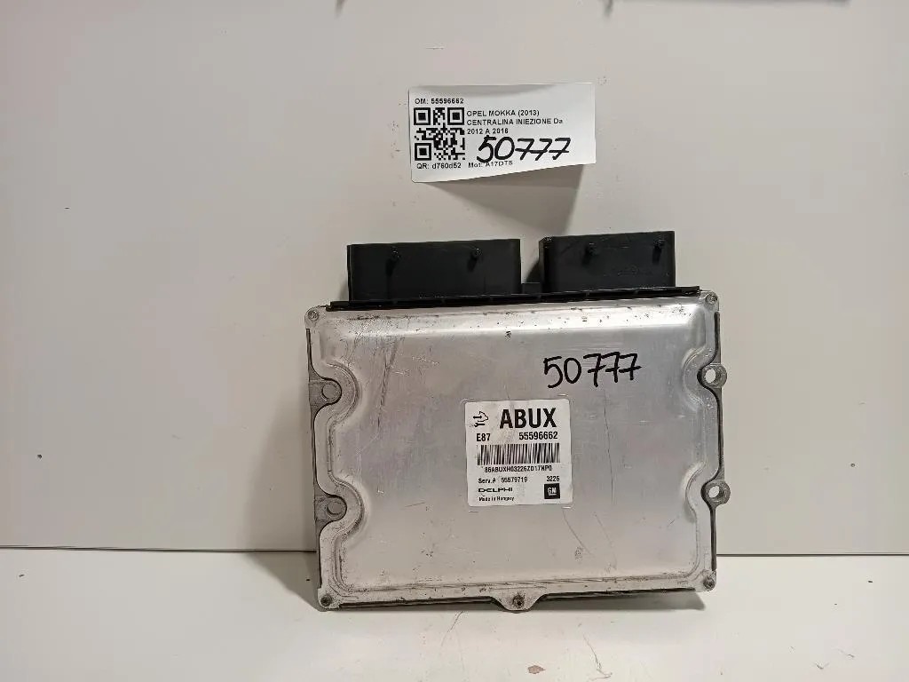 Centralina Iniezione 55596662 Opel Mokka 2013