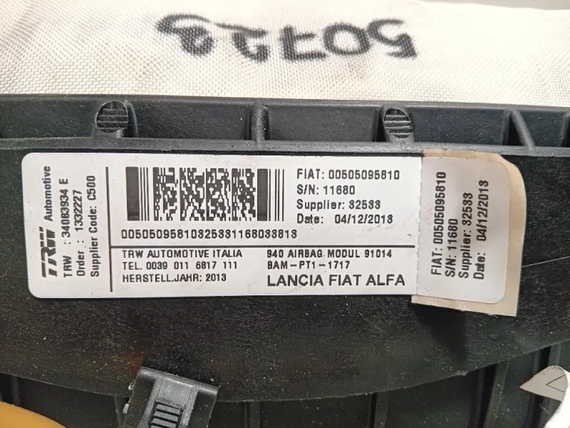 Air-bag Passeggero 34083934 Alfa Romeo Giulietta 2010