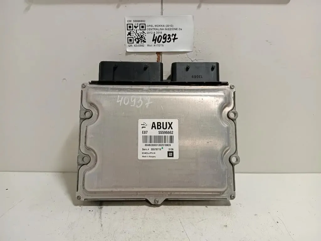 Centralina Iniezione 55596662 Opel Mokka 2013