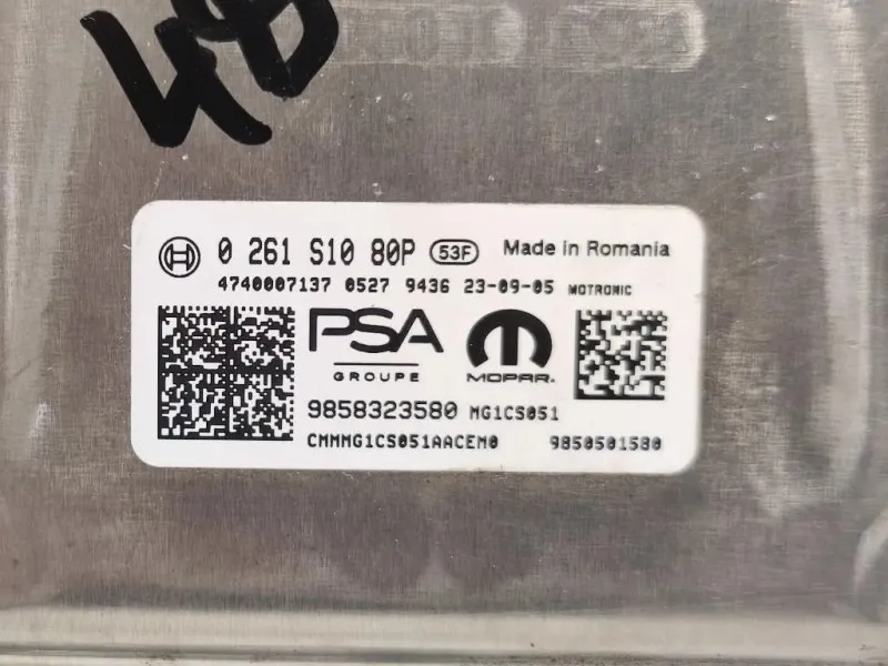 Centralina Iniezione 0261S1080P 9858323580 Opel Mokka B 2020