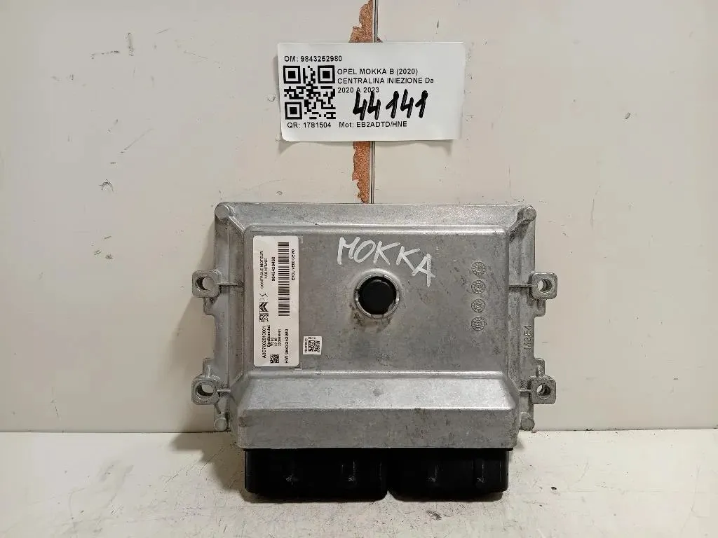 Centralina Iniezione 9843252980 Opel Mokka B 2020