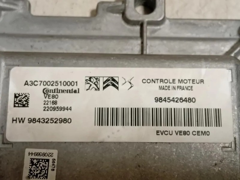 Centralina Iniezione 9843252980 Opel Mokka B 2020