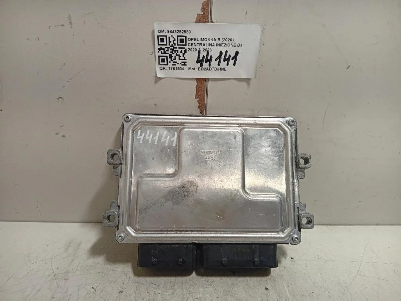 Centralina Iniezione 9843252980 Opel Mokka B 2020