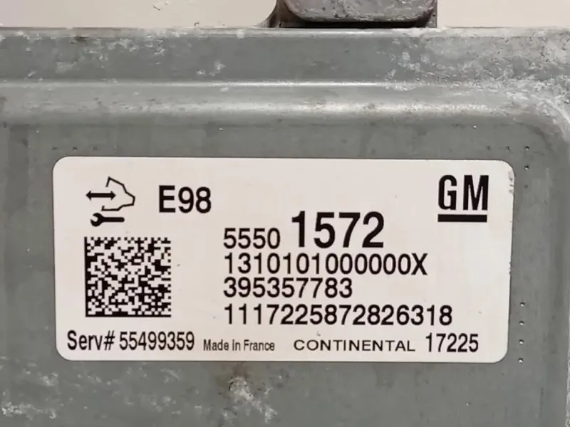 Centralina Iniezione 55501572 Opel Mokka X 2016