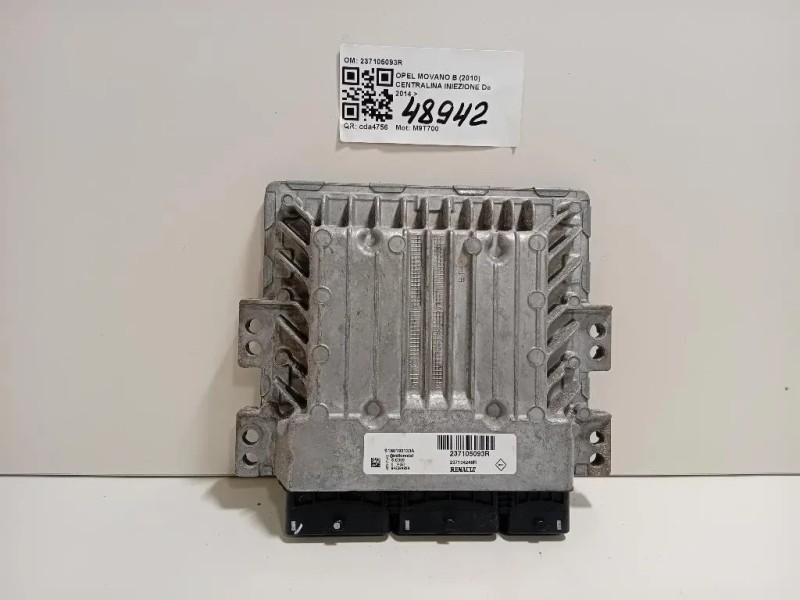 Centralina Iniezione 237105093R Opel Movano B 2010