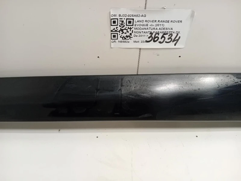 Modanatura Adesiva Montante Parabrezza DX BJ32-025A52-AG Land Rover Range Rover Evoque I 2011