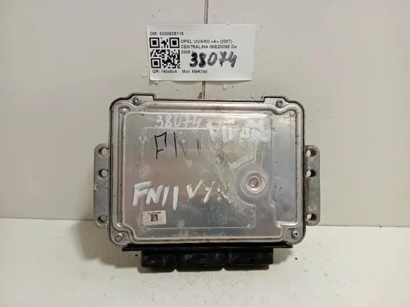 Centralina Iniezione 8200935115 0281017065 Opel Vivaro A 2007