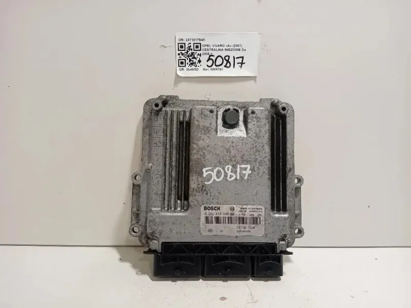 Centralina Iniezione 237101754R Opel Vivaro A 2007