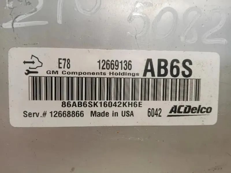 Centralina Iniezione 12669136 Opel Zafira C 2012