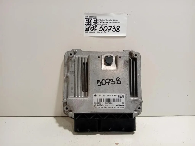 Centralina Iniezione 55590420 Opel Zafira C 2012