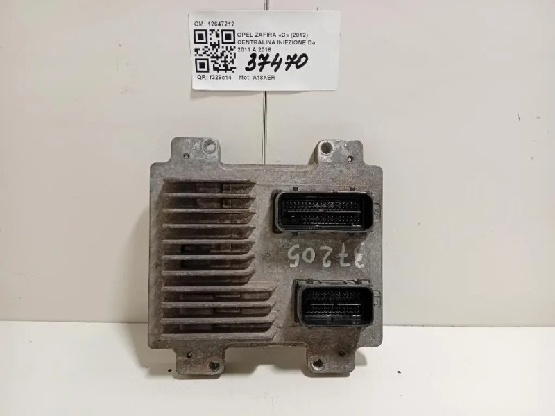 Centralina Iniezione 12647212 Opel Zafira C 2012
