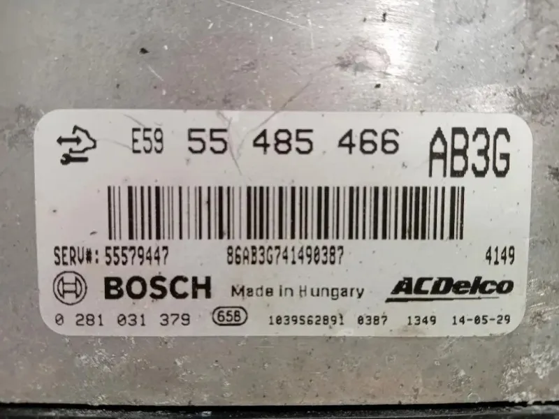 Centralina Iniezione 55485466 Opel Zafira C 2012